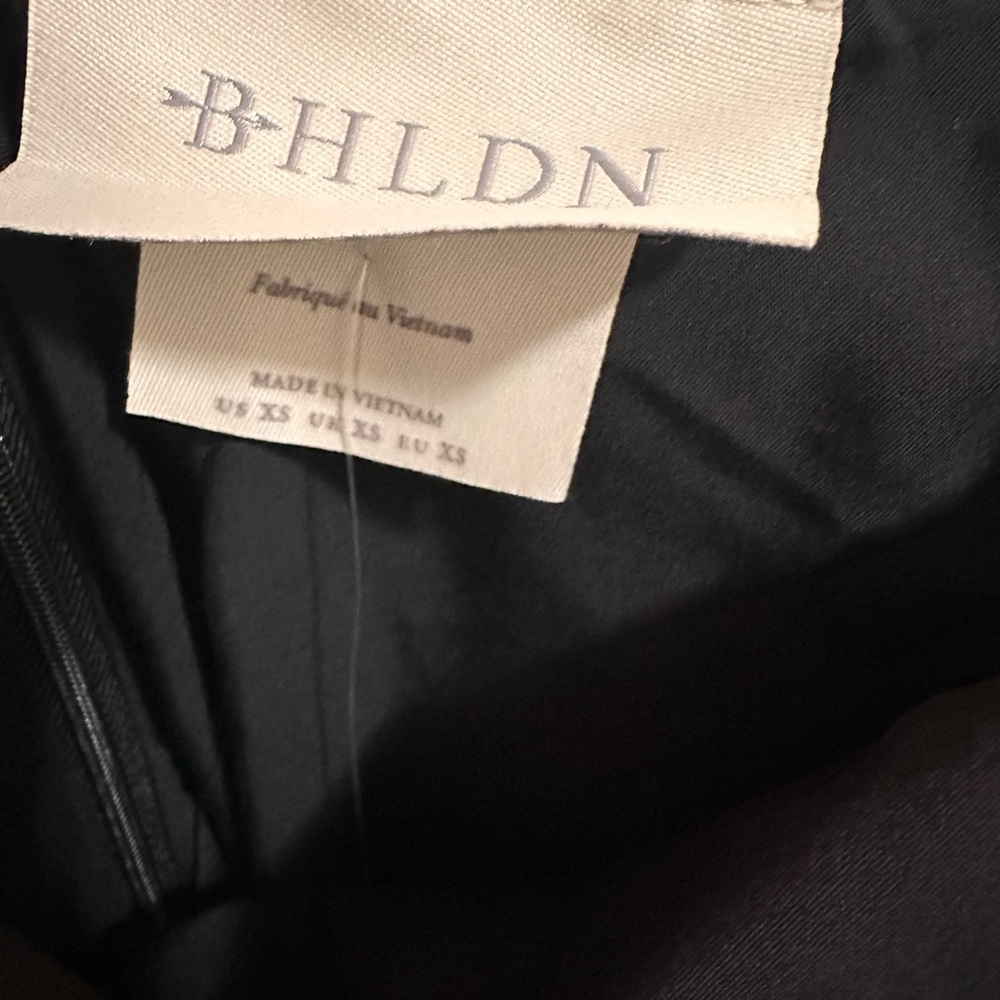 BHLDN Strapless Black Gown (XS) - Picture 5 of 7